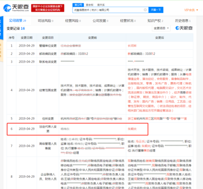 优酷杭州法人变更完成 杨伟东卸任，朱顺炎接棒票务代理服务